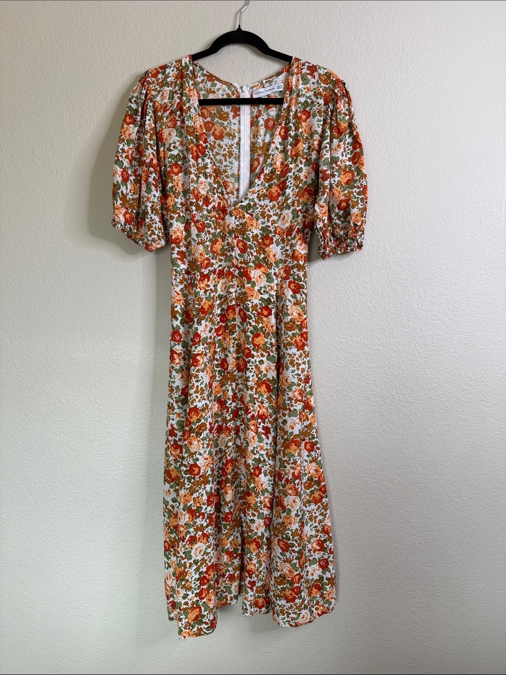 Faithfull the Brand Delia midi dress women’s 10 EUC - Picture 2 of 5